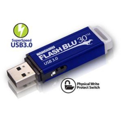 KANGURU SOLUTIONS Flashblu30 With Physical Write Protect Switch Superspeed USB3.0 Flash Drive