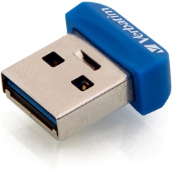VERBATIM 32GB Store 'n' Stay Nano USB 3.0 Flash Drive - (98710) In Blue