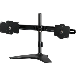 AMER NETWORKS Mounts Stand Based Dual Monitor Mount for Two 24"-32" Lcd-Led Flat Panel Screens