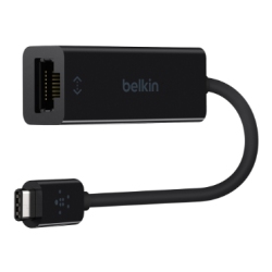 BELKIN 0.15M (0.5 Ft.) USB-C/rj45 Cable (F2Cu040Btblk)