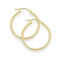 ELITE JEWELS 2 Inch Gold Hoop Earrings In Yellow