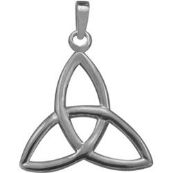 ELITE JEWELS Celtic Trinity Knot Pendant With 18 Inch Chain In Silver