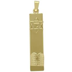 ELITE JEWELS 14 Karat Gold Star Of David Pendant With 18 Inch Chain In Yellow