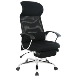 TygerClaw Ergonomic High-Back Mesh Manager & Executive Chair - Black