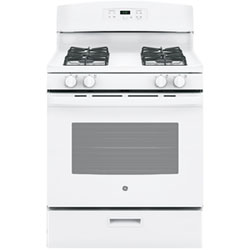 GE 30" 5.0 Cu. Ft. Freestanding Gas Range (JCGBS60DEKWW) - White
