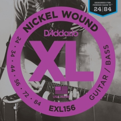 D'ADDARIO Xl Nickel Wound Electric Guitar Strings - 24-84