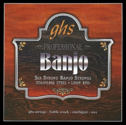 GHS STRINGS Strings Banjo Ghs Pf120 Banjo 6-String Set. Stainless Steel