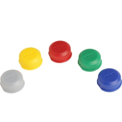 SHURE Wa621 Id Antenna Caps for Blx2 Handheld Transmitters - Multi, 5 Pack