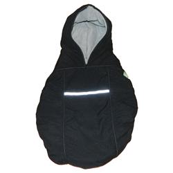 BABY PARKA Carrier Coat - In Black