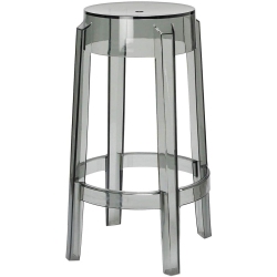 NICER INTERIOR Furniture? Philippe Starck Charles Ghost Stool In Transparent Crystal Counter Height Clear Counter Stool