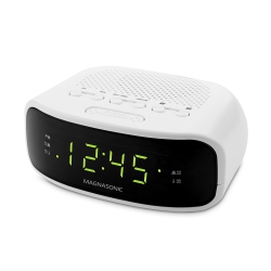 MAGNASONIC Digital Am/fm Clock Radio With Battery Backup, Dual Alarm, Sleep/snooze Functions, Display Dimming Option