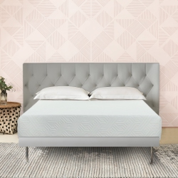 VISCOLOGIC Fate 8" Medium Firm Memory Foam Orthopedic Queen Mattress With Free Mattress Protector, Certipur-Us® Certified Foam, (Queen)