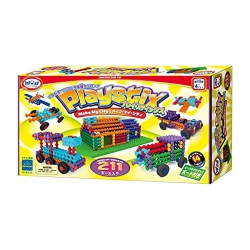 POPULAR PLAYTHINGS - Playstix Deluxe Set 211 Pieces (Bilingual)