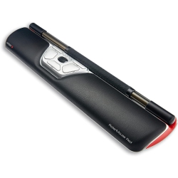 CONTOUR DESIGN Rollermouse USB Laser 2400Dpi Ambidextrous Black for PC/mac In Red