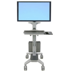 ERGOTRON Neo-Flex Wide View Workspace Computer Cart 24-189-055