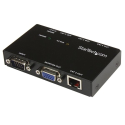 STARTECH 4 Port VGA Video Extender Over Cat 5 - Video Extender - 4 Port