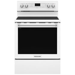 KitchenAid 30" Convection Freestanding Smooth Top Electric Range - Open Box - Perfect Condition