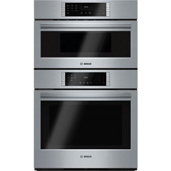 Bosch 49" 6.2 Cu.Ft. Electric Combination Wall Oven (HBL8752UC)-Stainless-Open Box-Perfect Condition