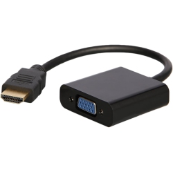 KUNOVA HDMI Male to VGA RGB Female Video Converter Adapter Adaptor Cable Cord for PC Laptop HDtv Ps3 1080P