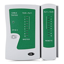 STANZ (Tm) Network Cable Tester for LAN Phone Rj45 Rj11 Rj12 Cat5 Cat6 Utp Wire Tool