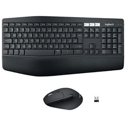 Ensemble Avec Souris Optique Et Clavier Ergonomiques Bluetooth Mk850 De Logitech - Français