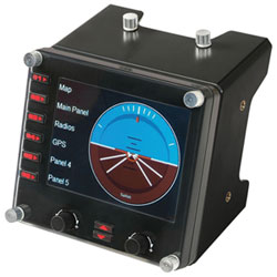 Logitech G Saitek Pro Flight Instrument Panel Controller - Black