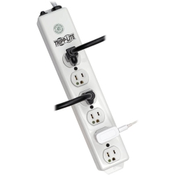 TRIPP LITE Power Strip Hospital Medical 120V 5-15R-Hg 6 Outlet 6' Cord Metal