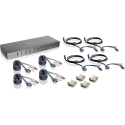 IOGEAR 8Port Dvi Kvmp Switch Kit With VGA Support (Gcs1208Kit2)