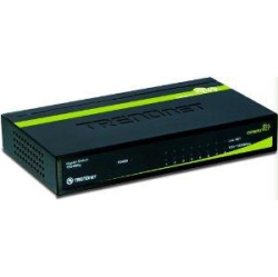 TRENDNET INC 8-Port Gigabit Greennet Switch (Metal), Limited Lifetime Warranty