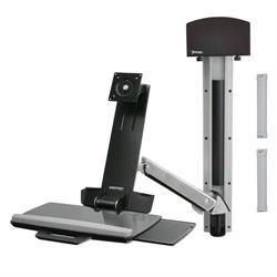 ERGOTRON Styleview 24" Full Motion Sit-Stand Combo System (45-273-026)