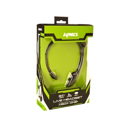 KMD Gaming Over-Ear Headset for Xbox One With Mic, Volume Control And Muting Capability In Black