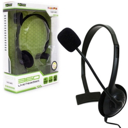 KMD Xbox 360 Live Gaming Small Headset With Microphone [] In Black