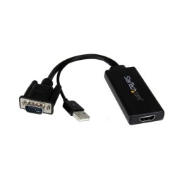 STARTECH VGA to HDMI Adapter With USB Audio & Power (VGA2HDu)
