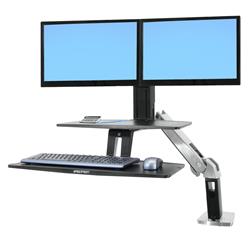 ERGOTRON Workfit-A With Suspended Keyboard, Dual