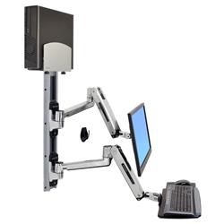 ERGOTRON Lx 42" Sit-Stand Wall Mount System (45-358-026)