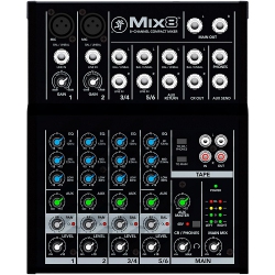 MACKIE Mix Series 8 Channel Compact Mixer