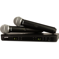 SHURE Blx288/pg58 Dual-Transmitter Handheld Wireless System (H9: 512-542 Mhz)