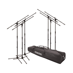 ON-STAGE STANDS Msp7706 6 Euroboom Mic Stands W/bag
