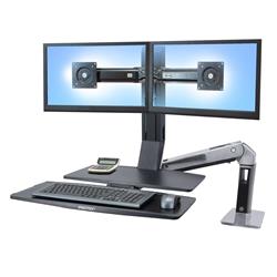 ERGOTRON Workfit-A, Dual Monitor With Worksurface+