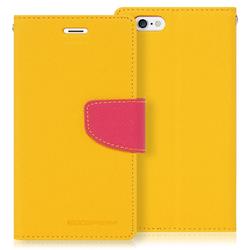 YYZ MOBILE Mercury Goospery Fancy Diary - Iphone 6/6S - Yellow/hot In Pink