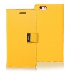 YYZ MOBILE Mercury Goospery Rich Diary - Iphone 6/6S - Yellow/hot In Pink