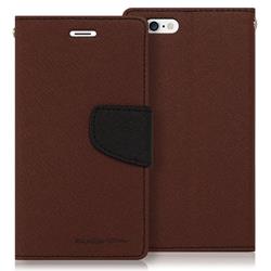 YYZ MOBILE Mercury Goospery Fancy Diary - Iphone 6/6S - Brown/black