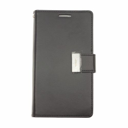 GOOSPERY Mercury Rich Diary - Galaxy S6 - Black/black