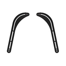 DURAMEX (Tm) Universal Soundbar Sound Bar Bracket Mount