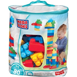 MEGA BLOKS Mega Blocks - Big Building Bag 80 PC (Classic)