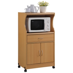 HODEDAH Hik77 Beech Microwave Cart