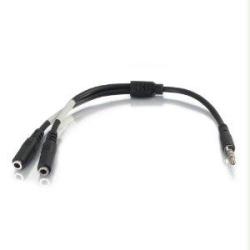 CABLES TO GO C2G 6Inch 4Pin 3.5MM M to Dual 3.5MM F