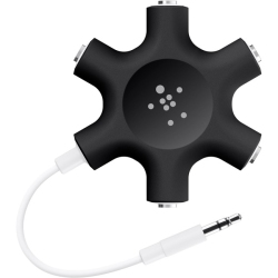 BELKIN Rockstar Mini-Phone Splitter Audio Cable (F8Z274Btblk)
