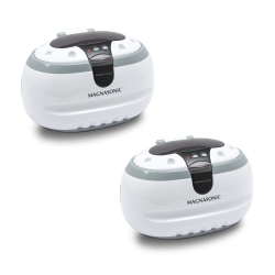 MAGNASONIC Professional Ultrasonic Jewelry And Eyeglass Cleaner (CD2800) - 2 Pack