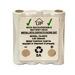 HITECH 8-Pack 4.8 Volt Cobra Replacement 350 Mah Nicd Microtalk Radio Batteries (Frs/gmrs)